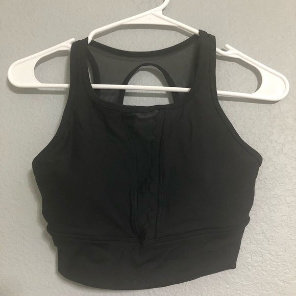 Calia bra mesh scallop black sports bra small - Picture 4 of 11
